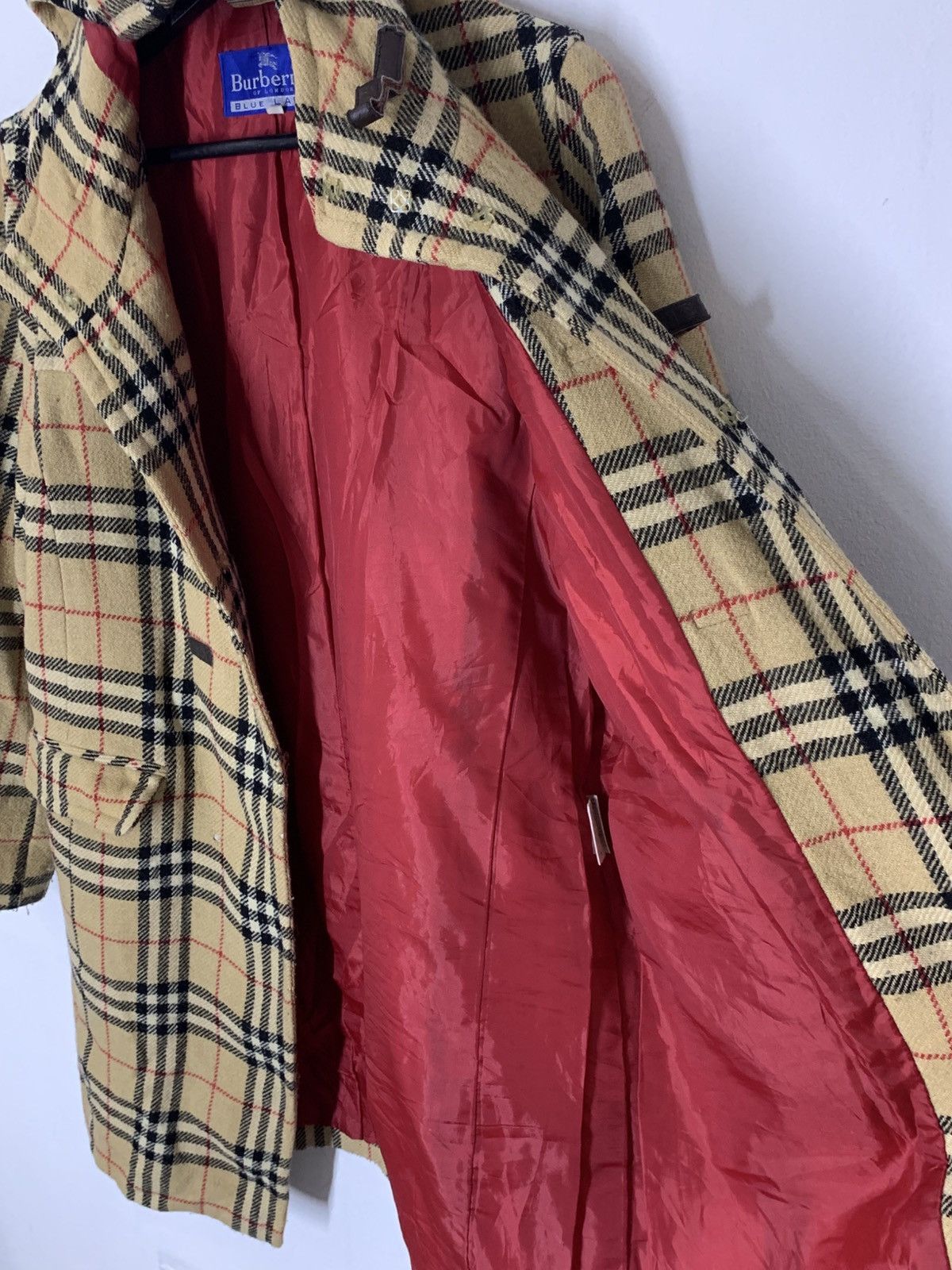 Burberry Vintage Bruberry Blue Label Japan Nova Check Wool Size US S / EU 44-46 / 1 - 13 Thumbnail