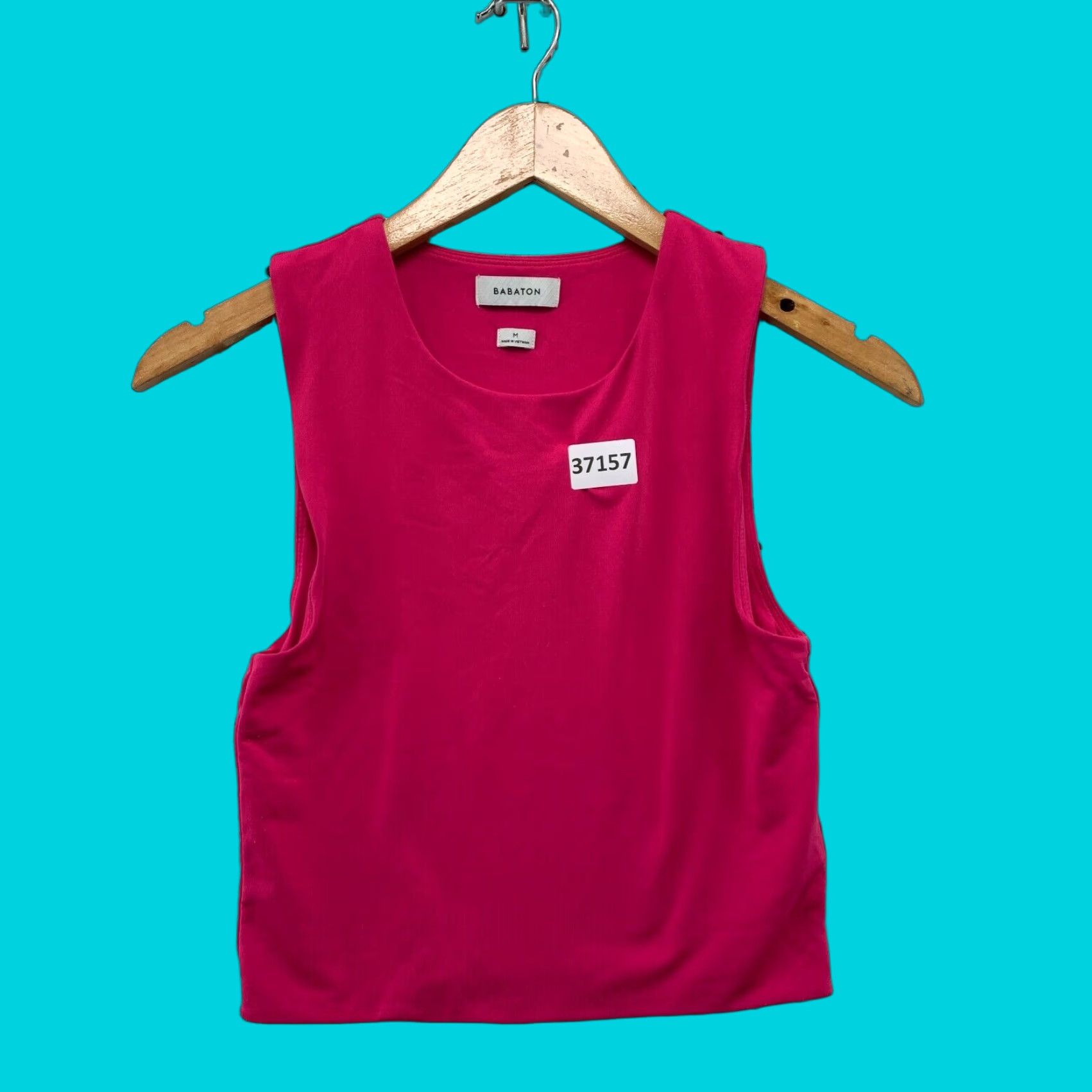 Aritzia Aritzia Babaton Sleeveless Tank Top Womens Medium Pink Casual Cropped 13x17 Size M / US 6-8 / IT 42-44 - 1 Thumbnail