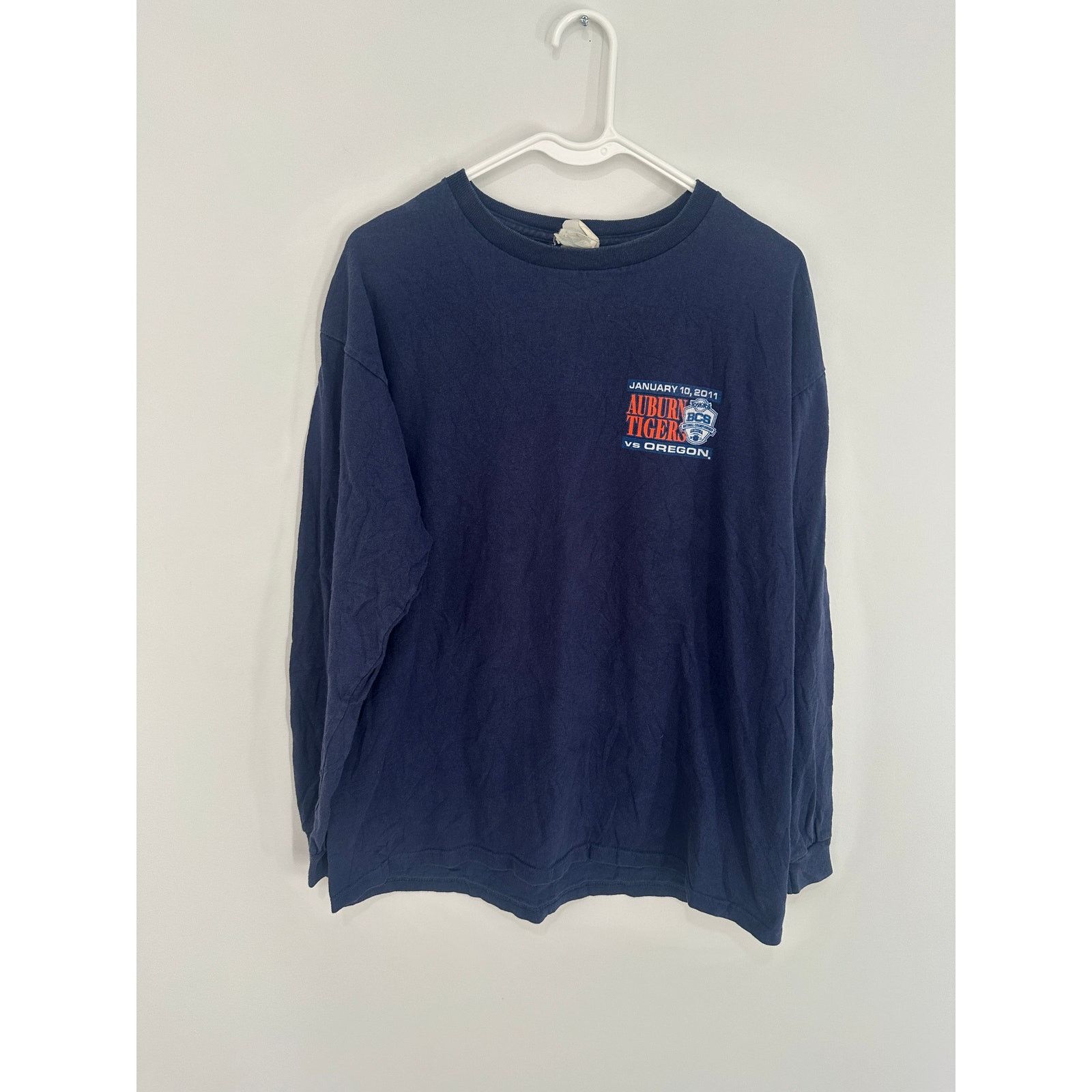 NCAA 2011 Auburn BCS Football Long Sleeve Shirt - Large Size US L / EU 52-54 / 3 - 1 Thumbnail