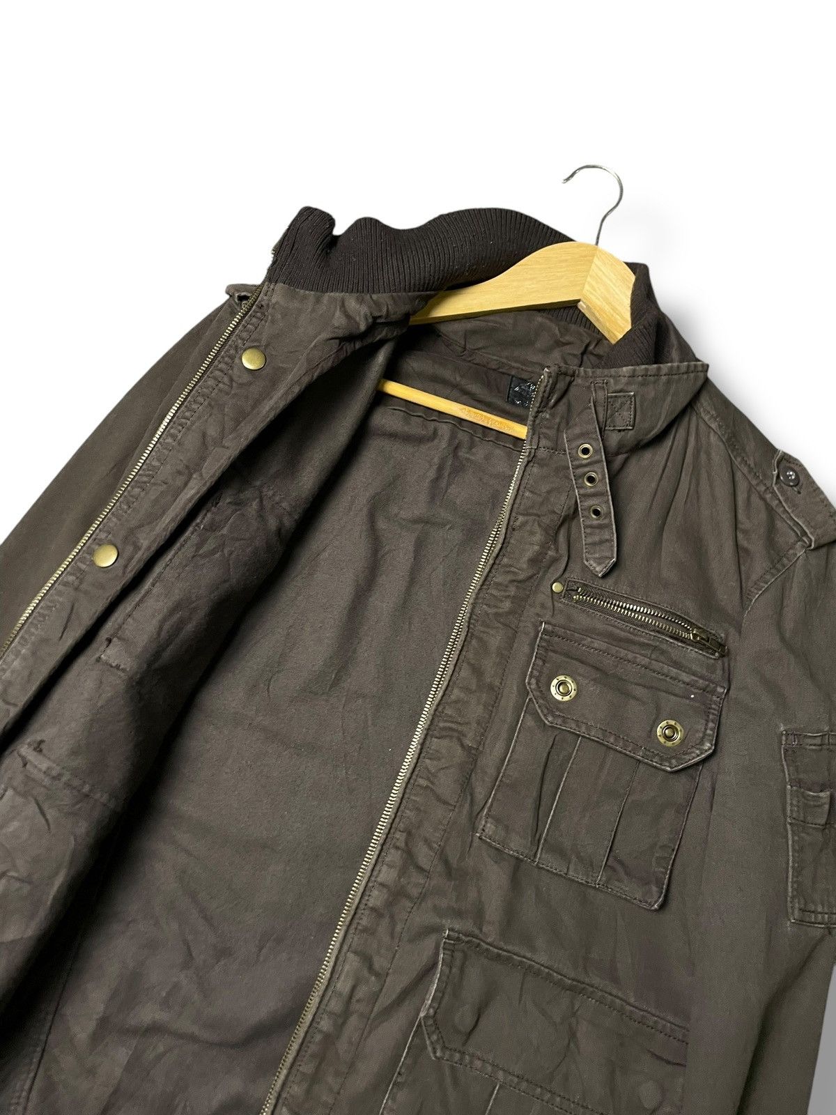 Japanese Brand × Vintage Japanese Brand Multi-pocket Zipper Jacket (78) Size US L / EU 52-54 / 3 - 5 Thumbnail