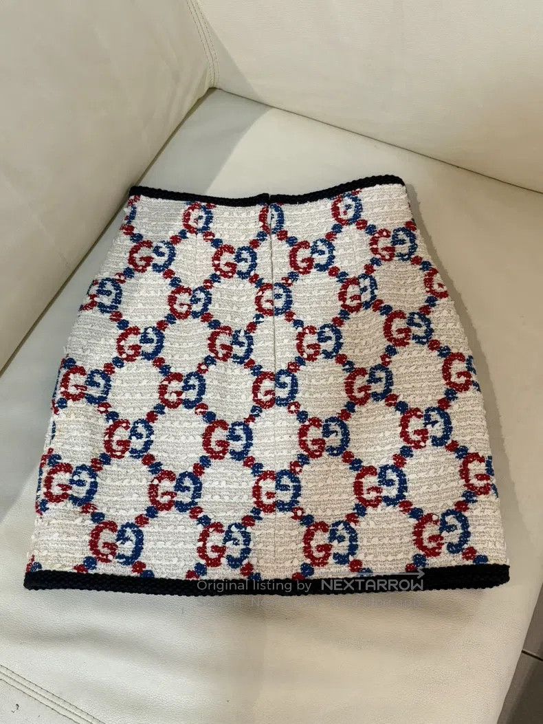 Gucci Gucci Full print double G short skirt Size 24" / US 00 / IT 34 - 2 Thumbnail