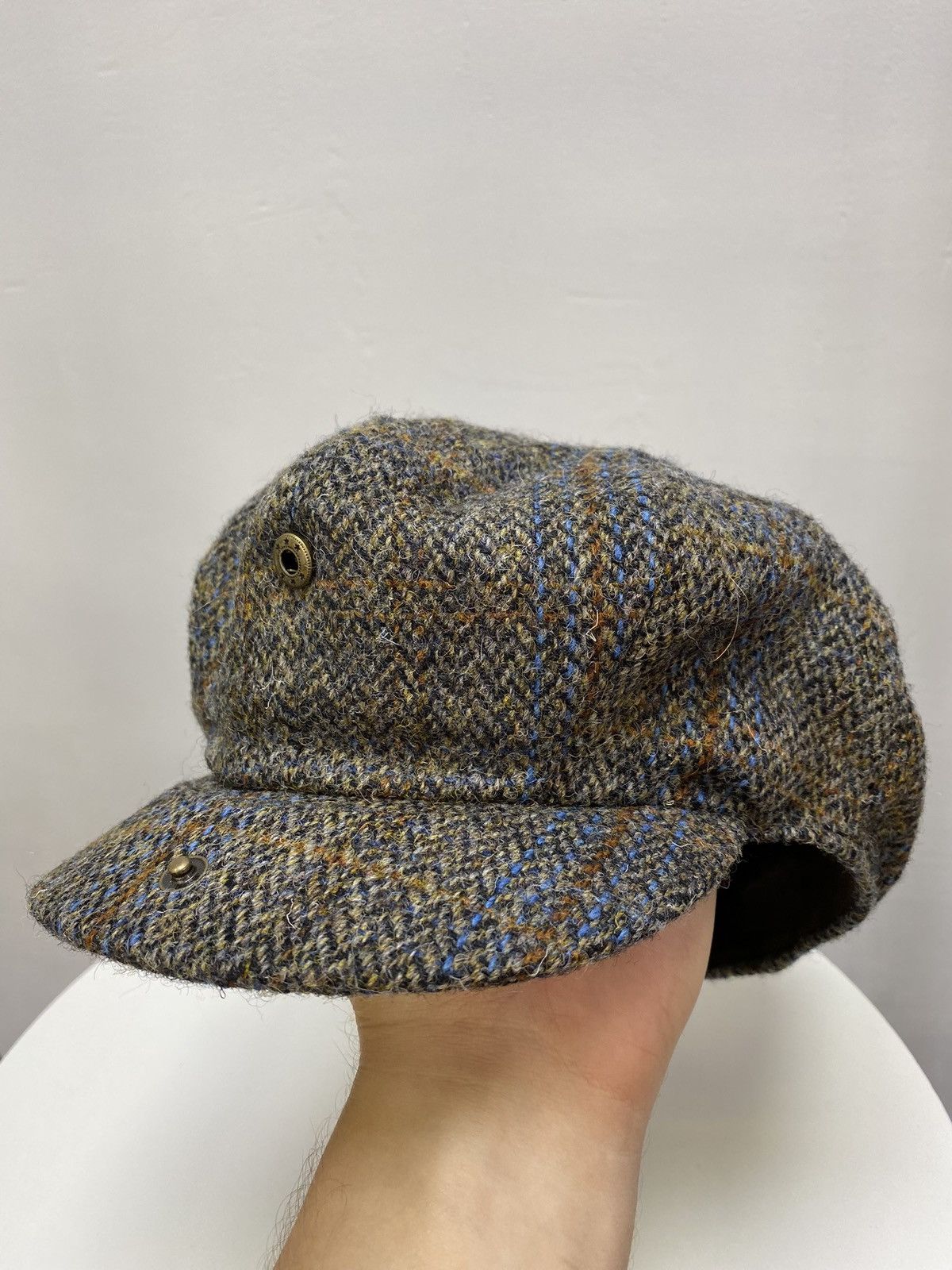 Harris Tweed × Vintage Vintage Failsworth Harris Tweed Wool Flat Hat Cap Size ONE SIZE - 14 Thumbnail