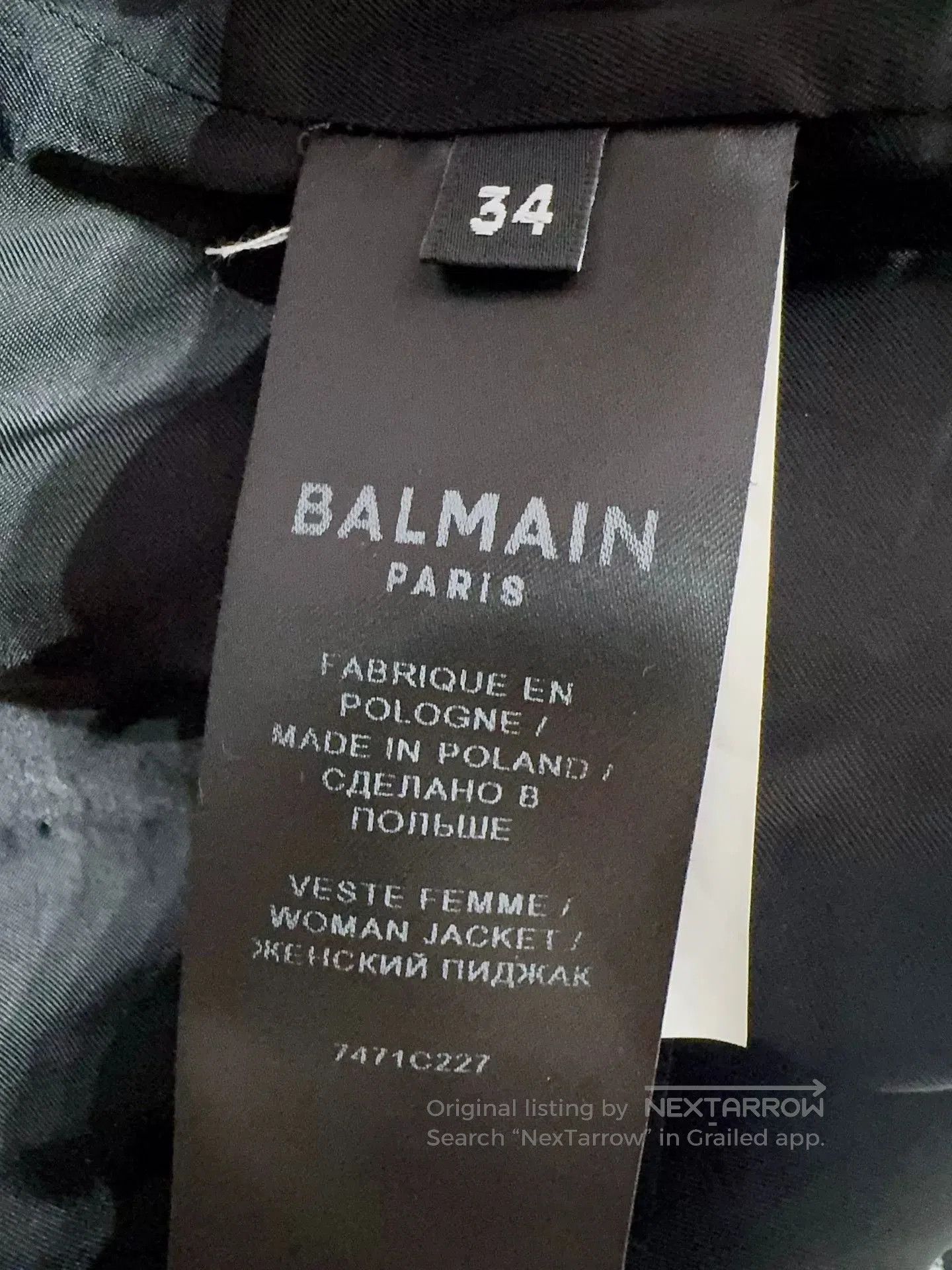 Balmain new balmain houndstooth blazer coat. Size US M / EU 48-50 / 2 - 5 Thumbnail