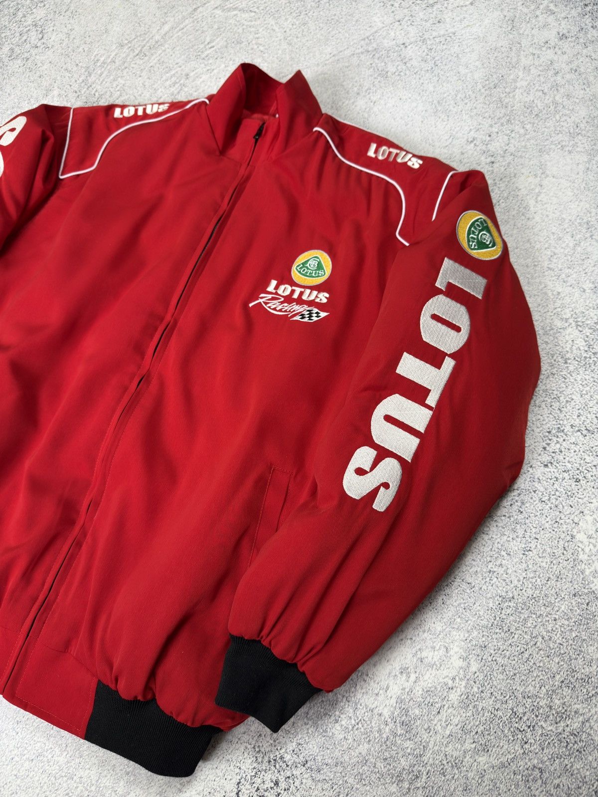 Formula 1 VTG Renault Lotus F1 Racing Team Bomber Jacket Motorsport Size US XL / EU 56 / 4 - 4 Thumbnail