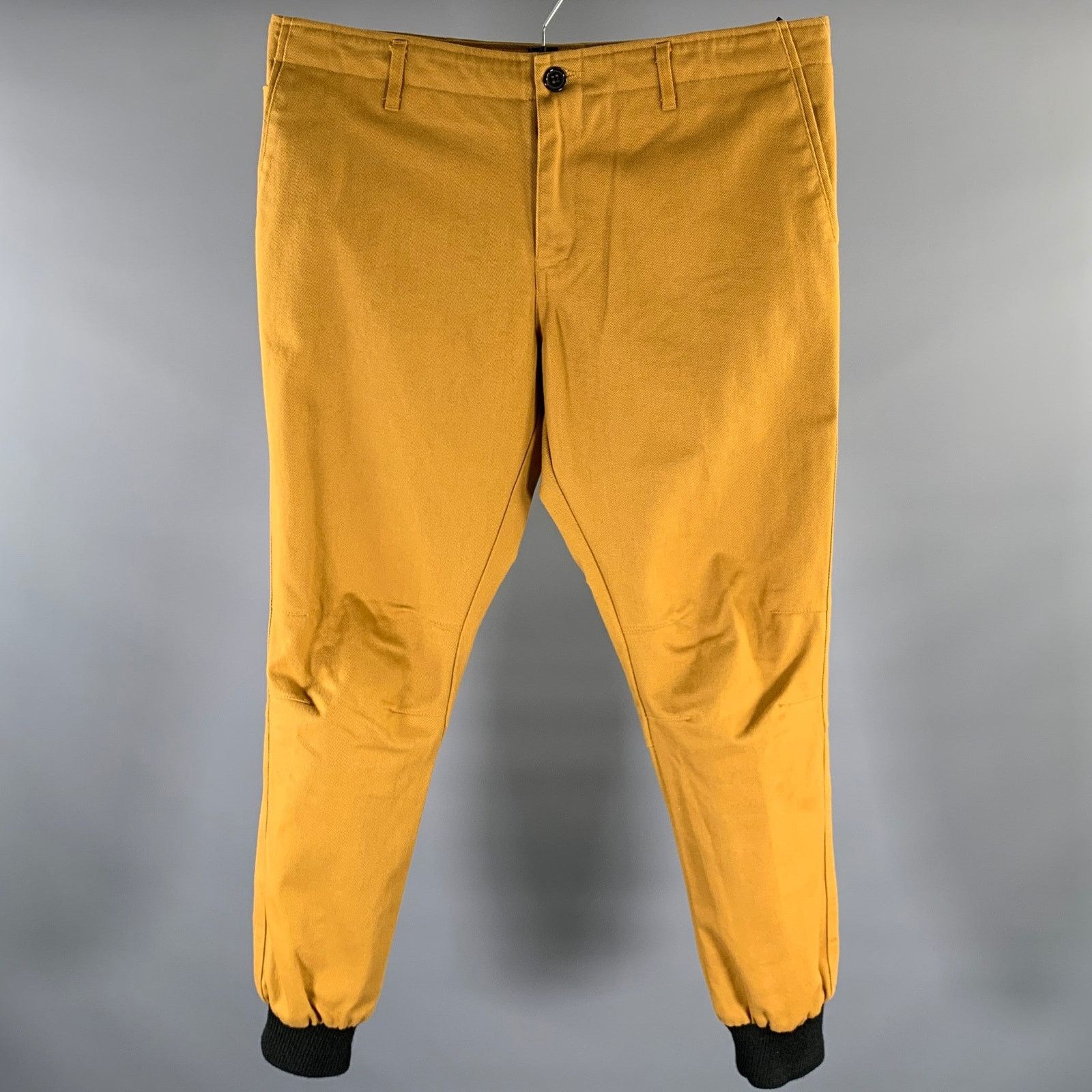 Kith KITH Size 36 Tan Black Twill Cotton Zip Fly Casual Pants Size US 36 / EU 52 - 1 Thumbnail