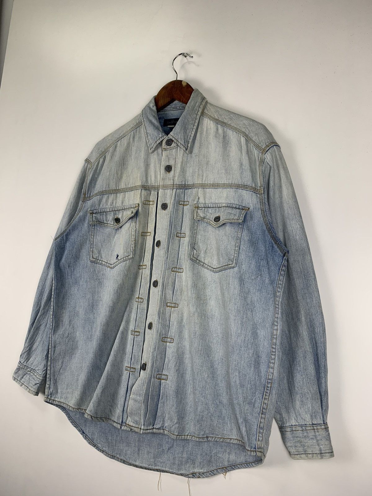 Japanese Brand × Vintage Vintage Japanese Denim Jacket Size US L / EU 52-54 / 3 - 4 Thumbnail