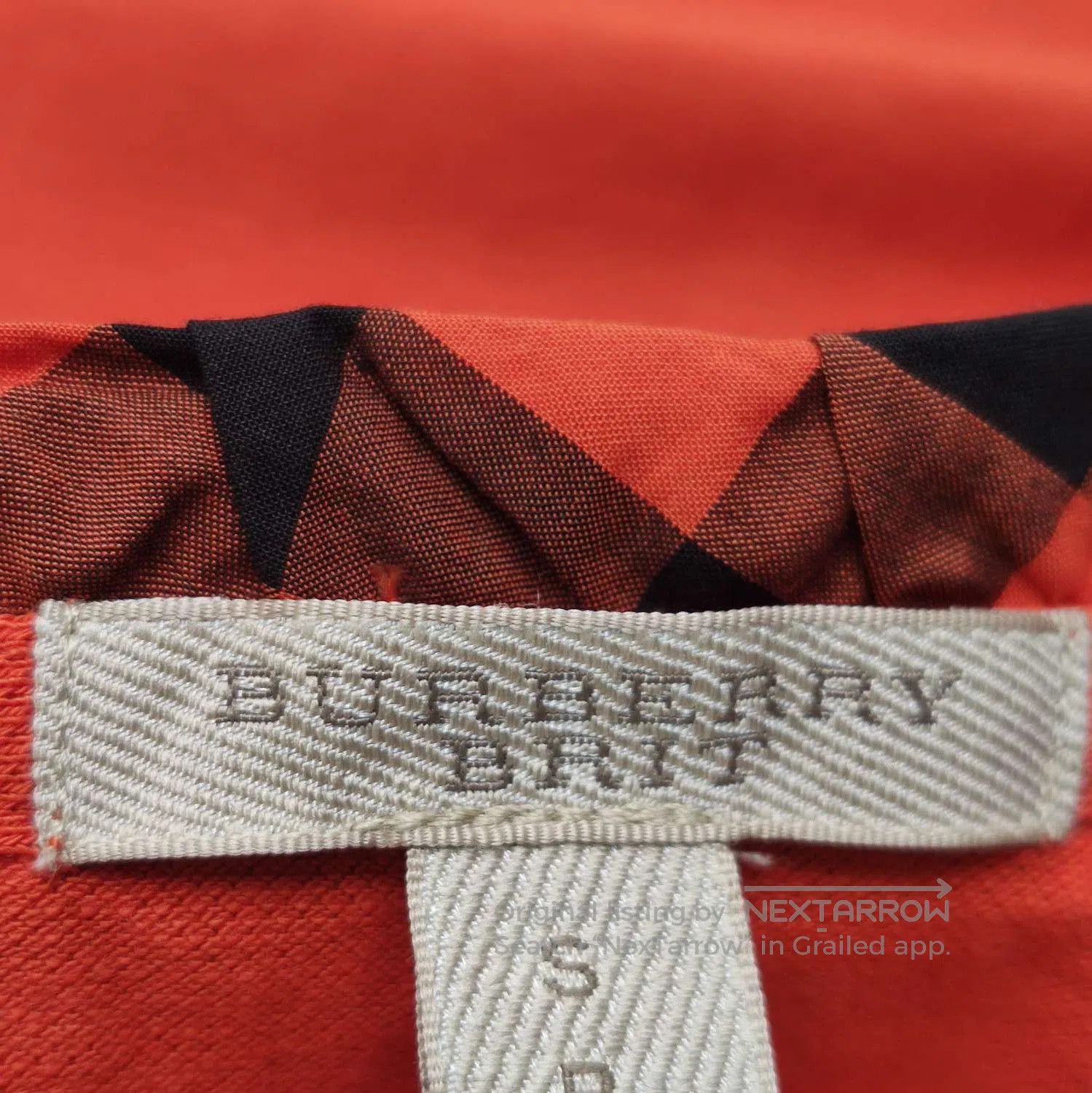Burberry Burberry Brit Embroidered Cotton Polo Shirt . Size US S / EU 44-46 / 1 - 5 Thumbnail