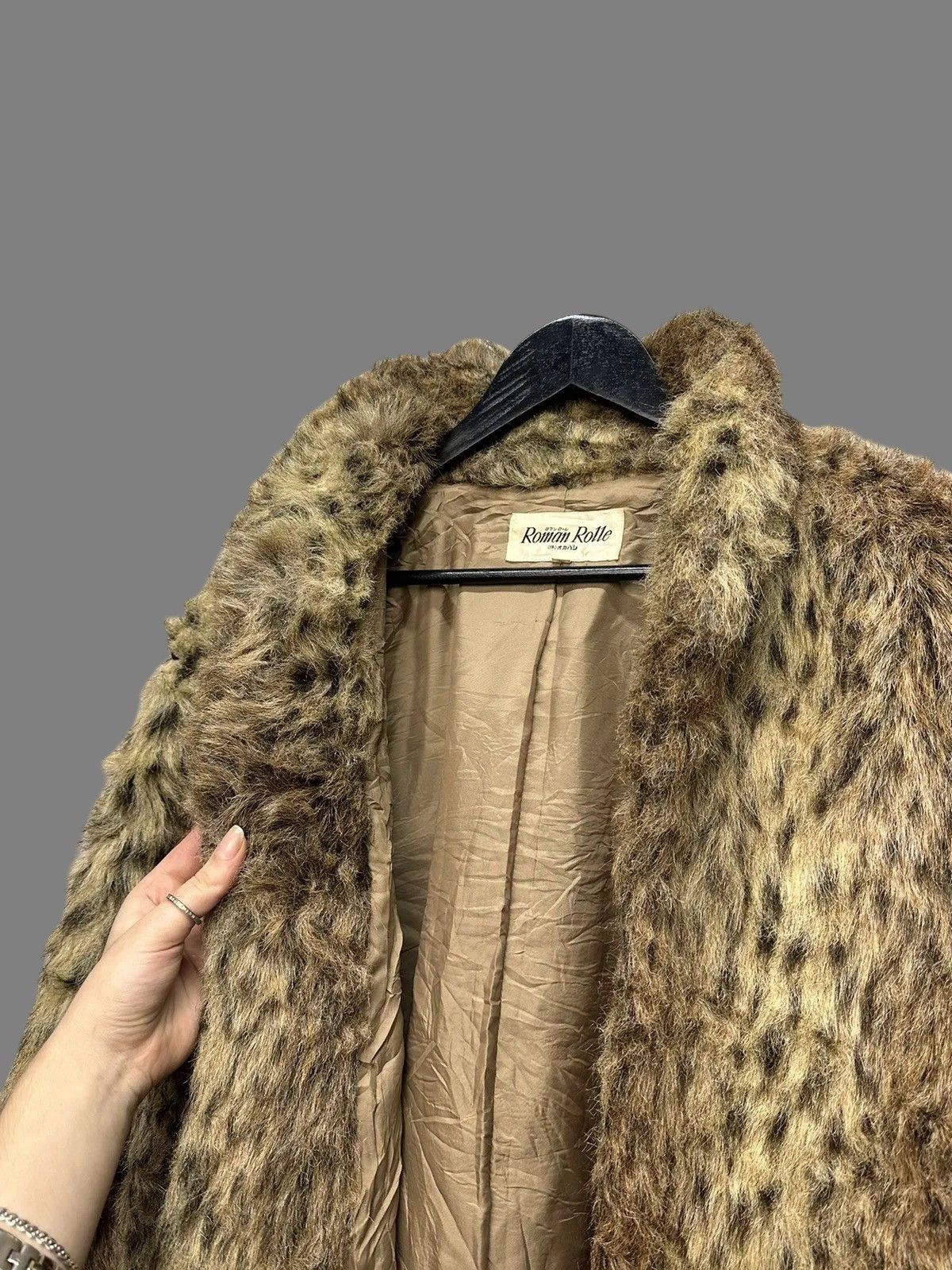 Hysteric Glamour Brown Longline Coat Women’s Retro Chic Minimal Style Size M / US 6-8 / IT 42-44 - 6 Thumbnail