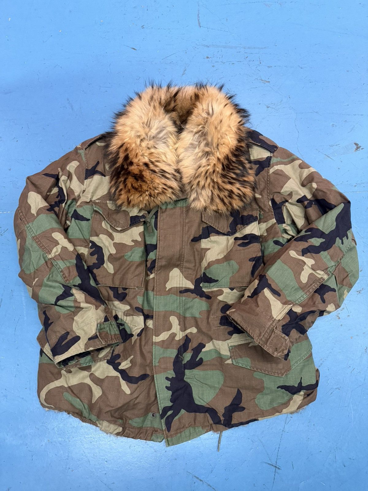 MR & MRS ITALY MR & MRS FUR CAMO PARKA WITH RABBIT FUR Size US L / EU 52-54 / 3 - 1 Thumbnail