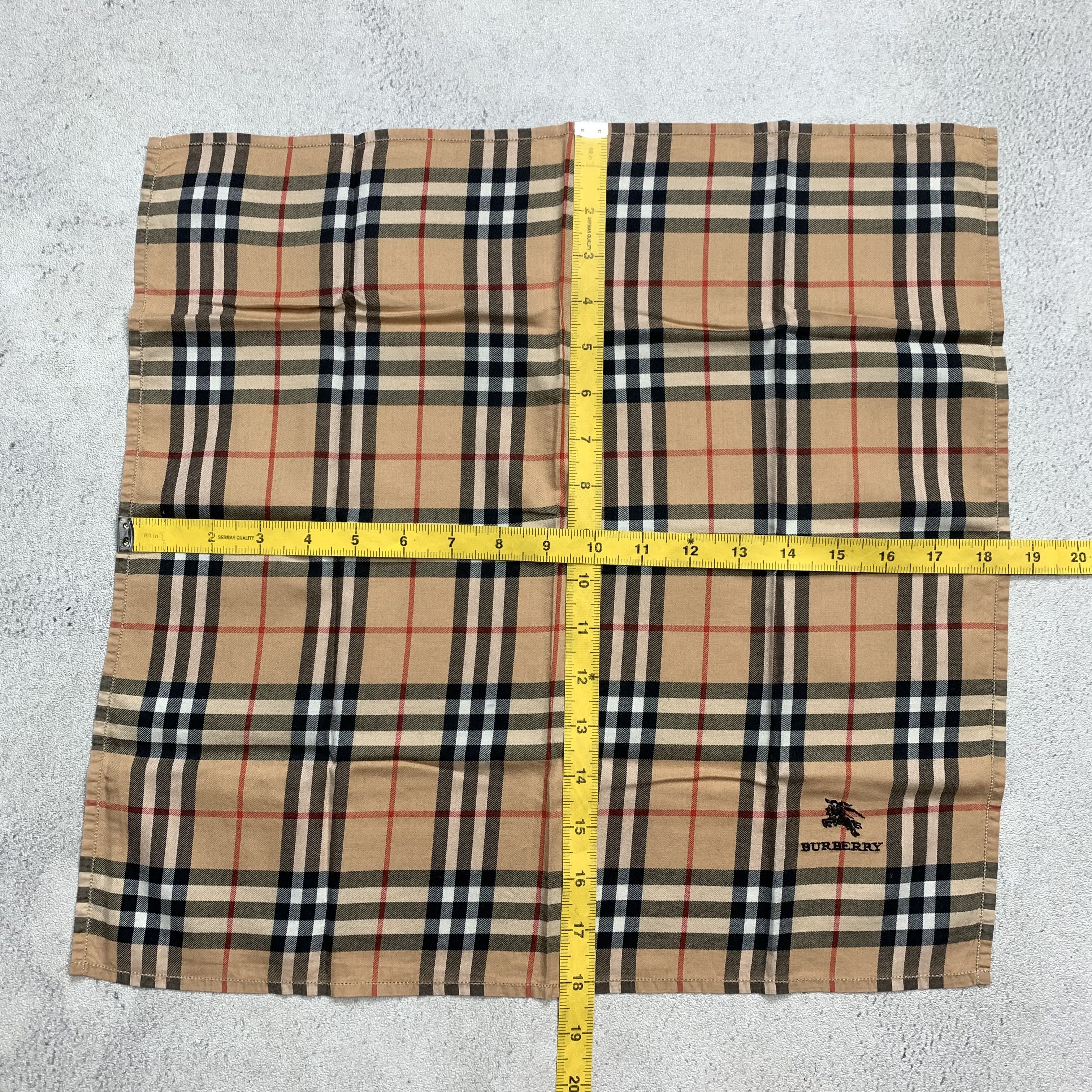Burberry Burberry Novacheck Handkerchief Neckerchief Bandana Scarf Size ONE SIZE - 4 Thumbnail