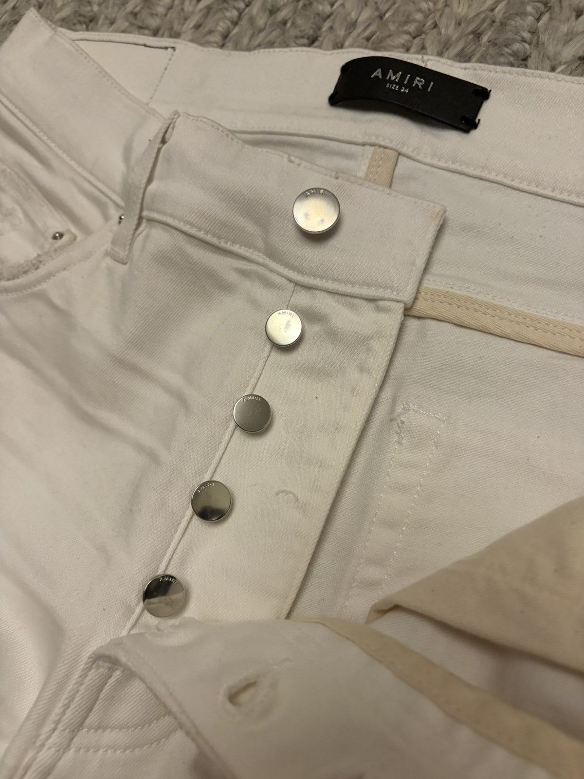 Amiri Amiri white bandana pants Size US 34 / EU 50 - 7 Thumbnail