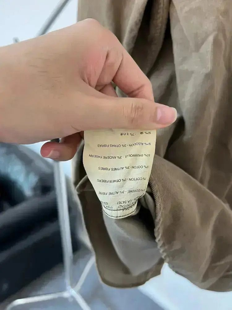 Miu Miu Miu Miu Sz 38 Vintage Miumiu 80s Corduroy Work Shirt-2506 Size US M / EU 48-50 / 2 - 5 Thumbnail