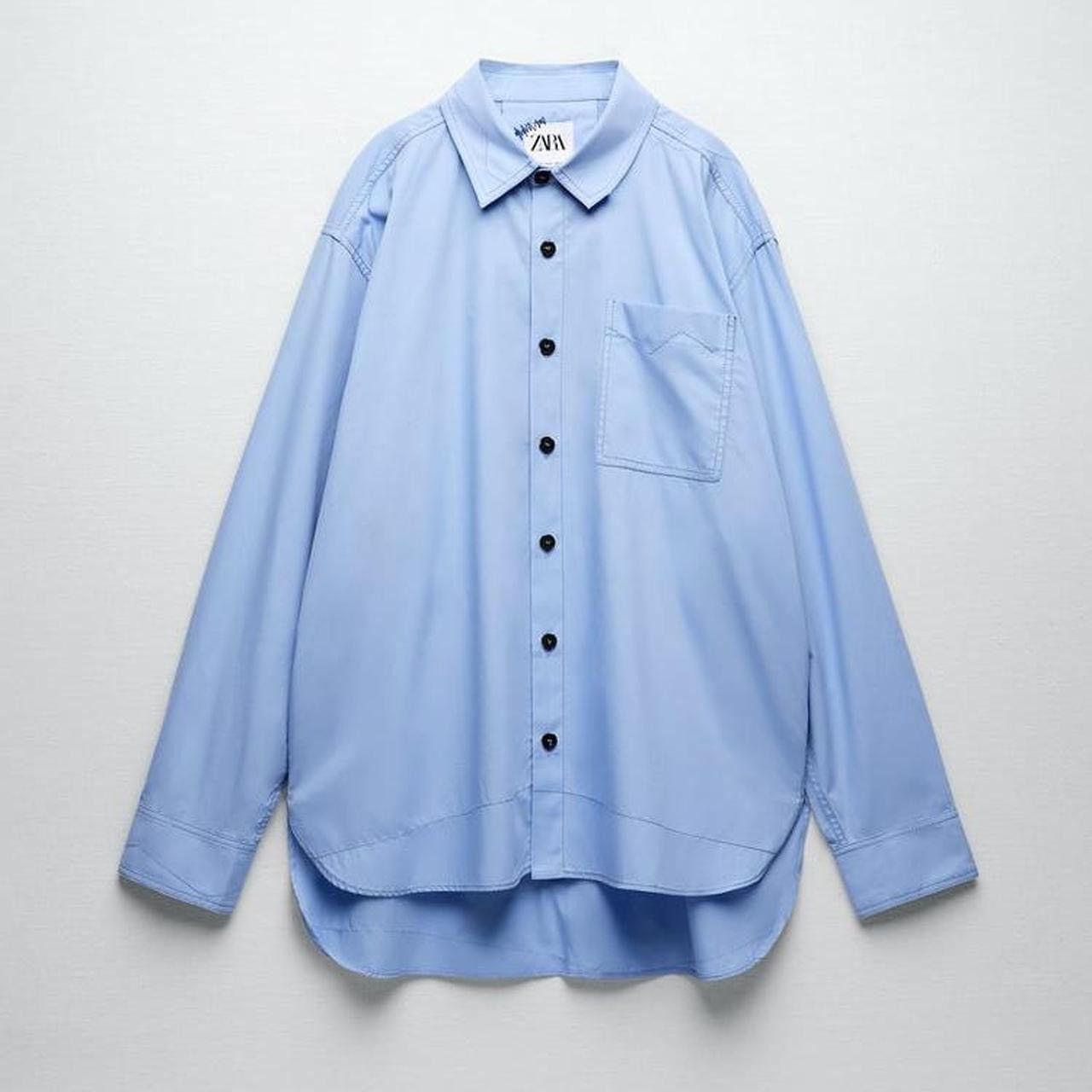 Ader Error × Zara Ader Error x Zara Blue Button Down Shirt Size US M / EU 48-50 / 2 - 3 Thumbnail