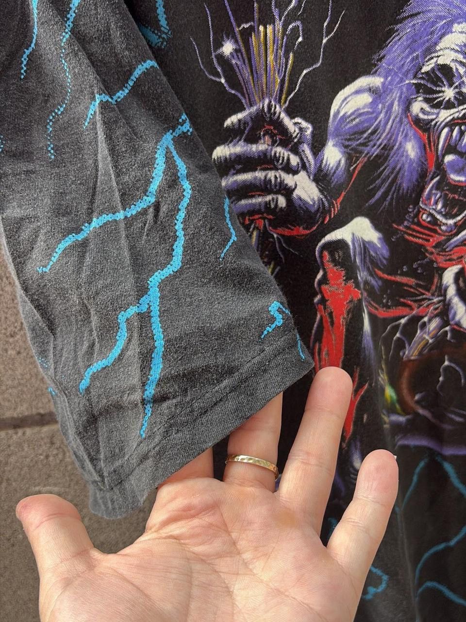 Iron Maiden 1993 Iron Maiden Tee Size US XL / EU 56 / 4 - 4 Thumbnail