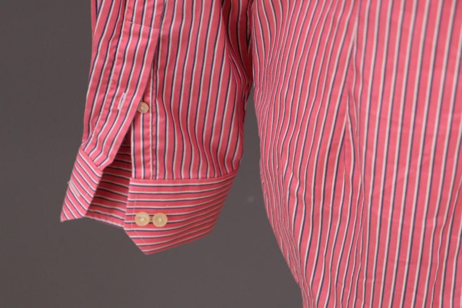 Eton Eton Contemporary Pink Stripe Button Down Shirt Size 41 / 16 Size US M / EU 48-50 / 2 - 12 Thumbnail