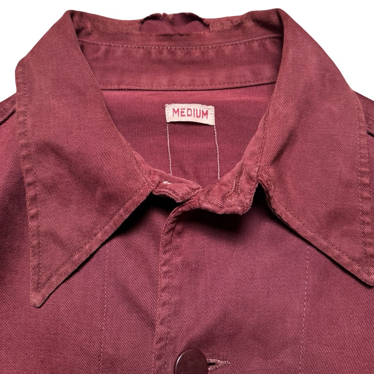 Vintage 40s US Army Medical Jacket Convalescent M Red Rare Military Size US M / EU 48-50 / 2 - 5 Thumbnail