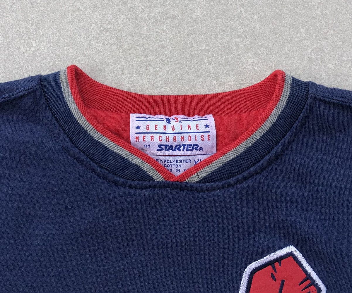 Starter Vintage Starter Cleveland Indians Crewneck Sweatshirt Size US XL / EU 56 / 4 - 9 Thumbnail