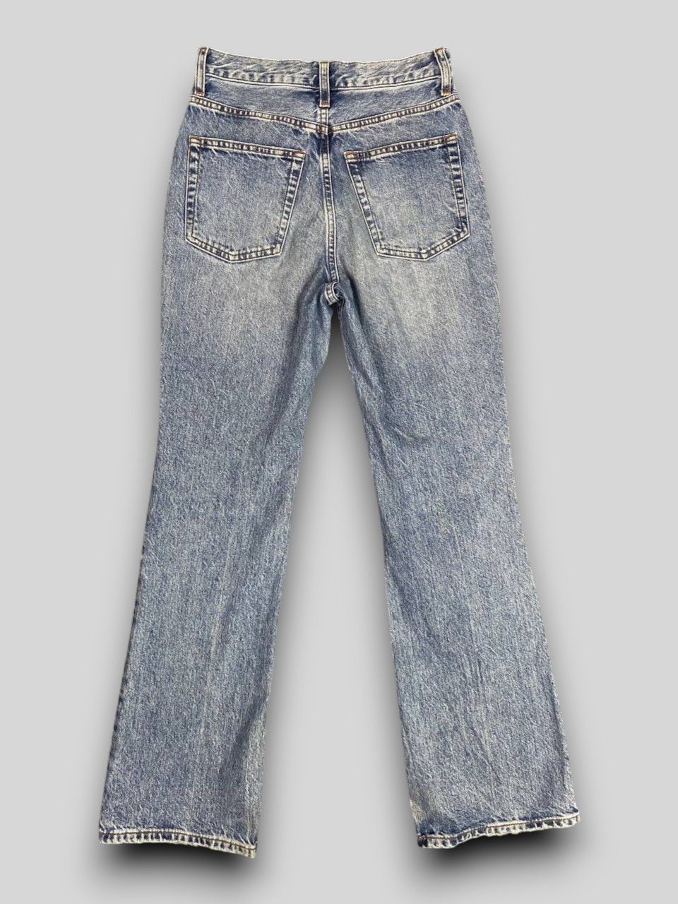 Japanese Brand GU japanese brand bootcut flare distressed denim Size US 28 / EU 44 - 2 Thumbnail