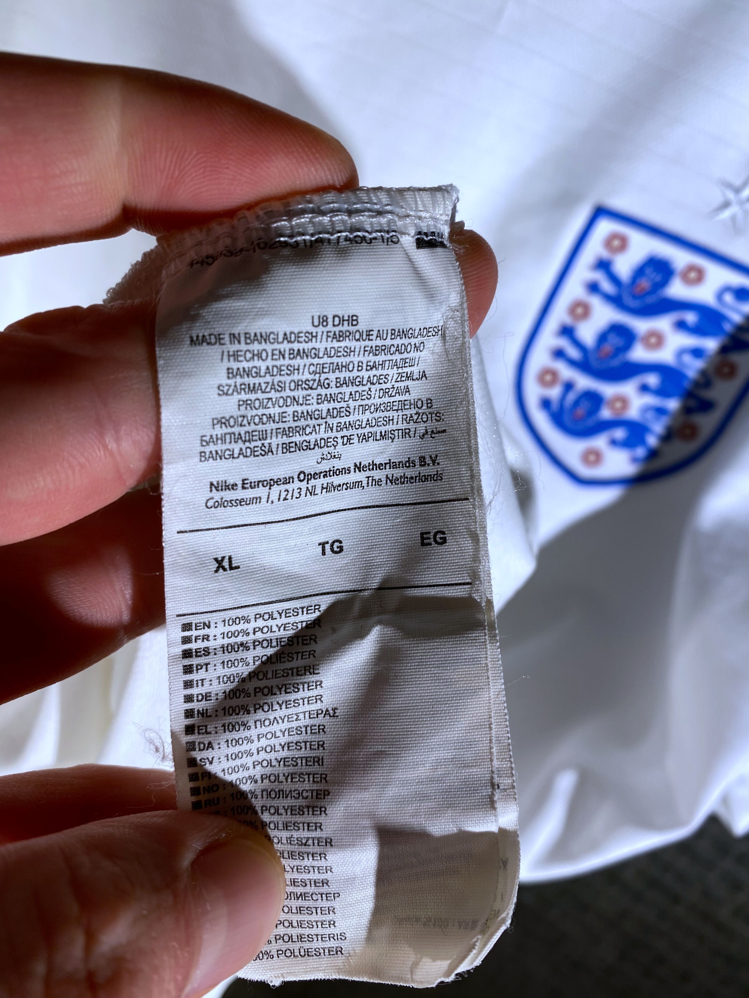 Nike England Nike 2018 Soccer Jersey football shirt size XL Size US XL / EU 56 / 4 - 8 Thumbnail