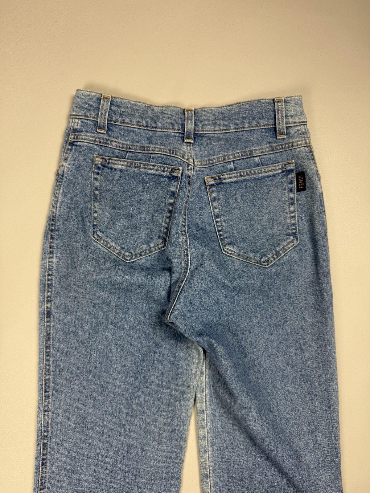 Fendi × Vintage Fendi Vintage Ladies Denim Jeans Size 31" - 23 Thumbnail