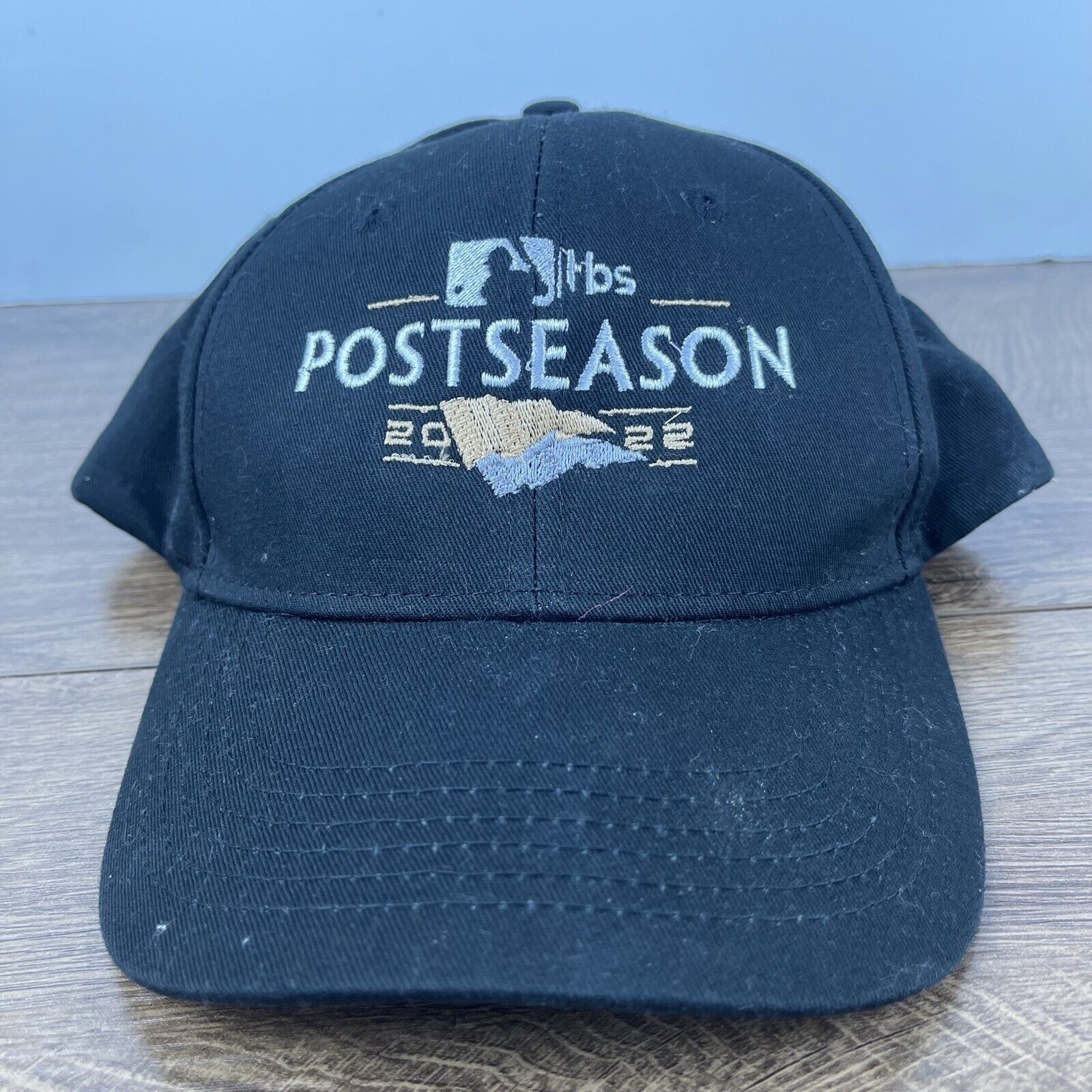 Other 2022 MLB Postseason Hat TBS Hat Black Adjustable Hat Black A Size ONE SIZE - 1 Thumbnail