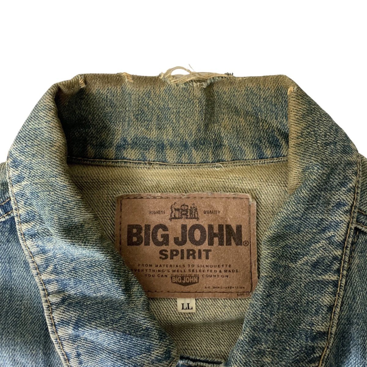 Big John × Vintage Vintage 80s Big John Spirit Button Denim Jacket Size M Size US M / EU 48-50 / 2 - 9 Thumbnail