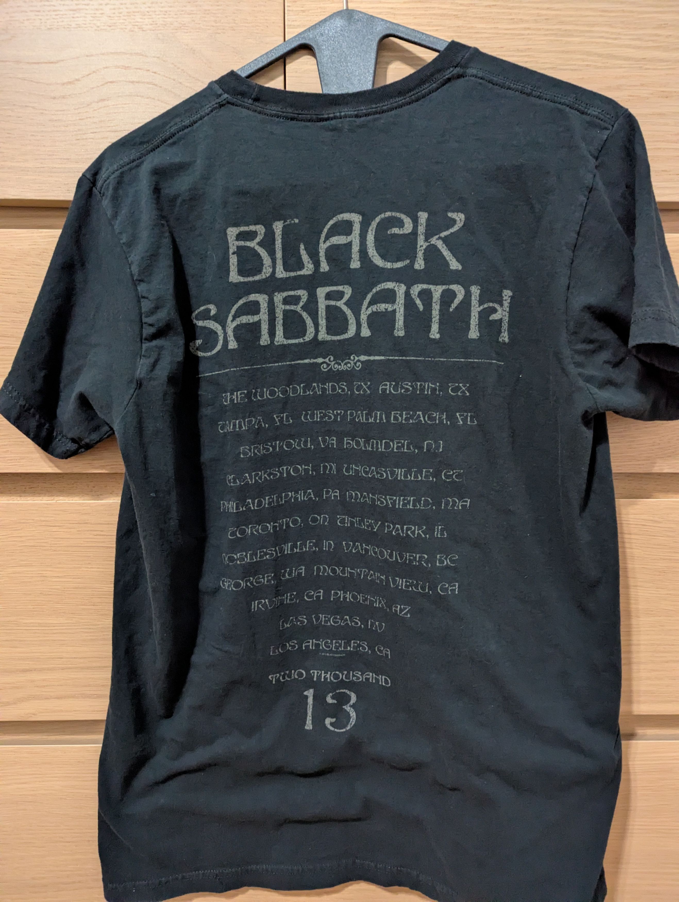 Black Sabbath Black Sabbath 13 2013 tour short sleeve t shirt Size M / US 6-8 / IT 42-44 - 2 Thumbnail