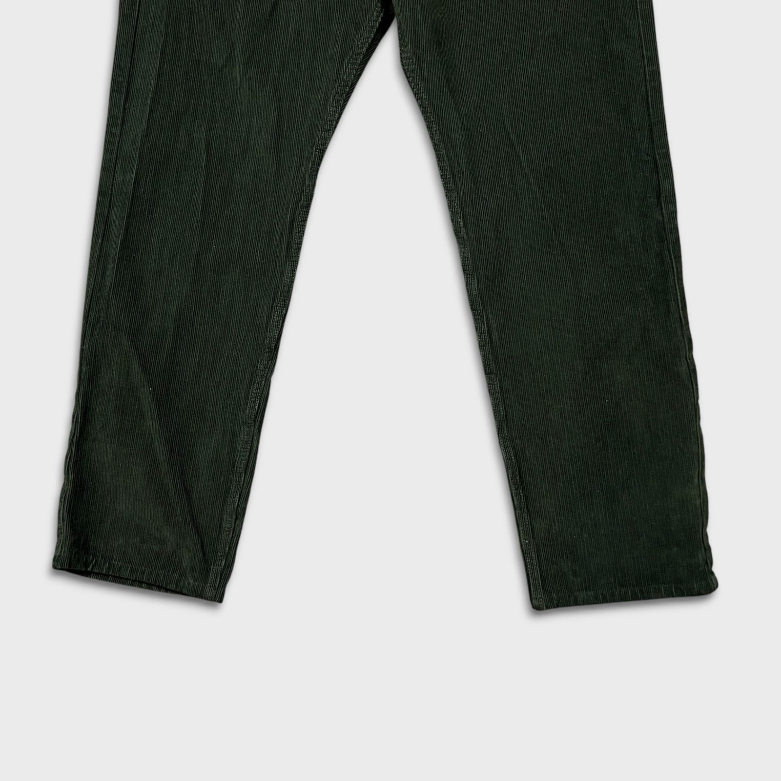 Levi's × Vintage Levi's 502 Pants 34x30 Corduroy Tapered Stretch Regular Fit Size US 34 / EU 50 - 4 Thumbnail