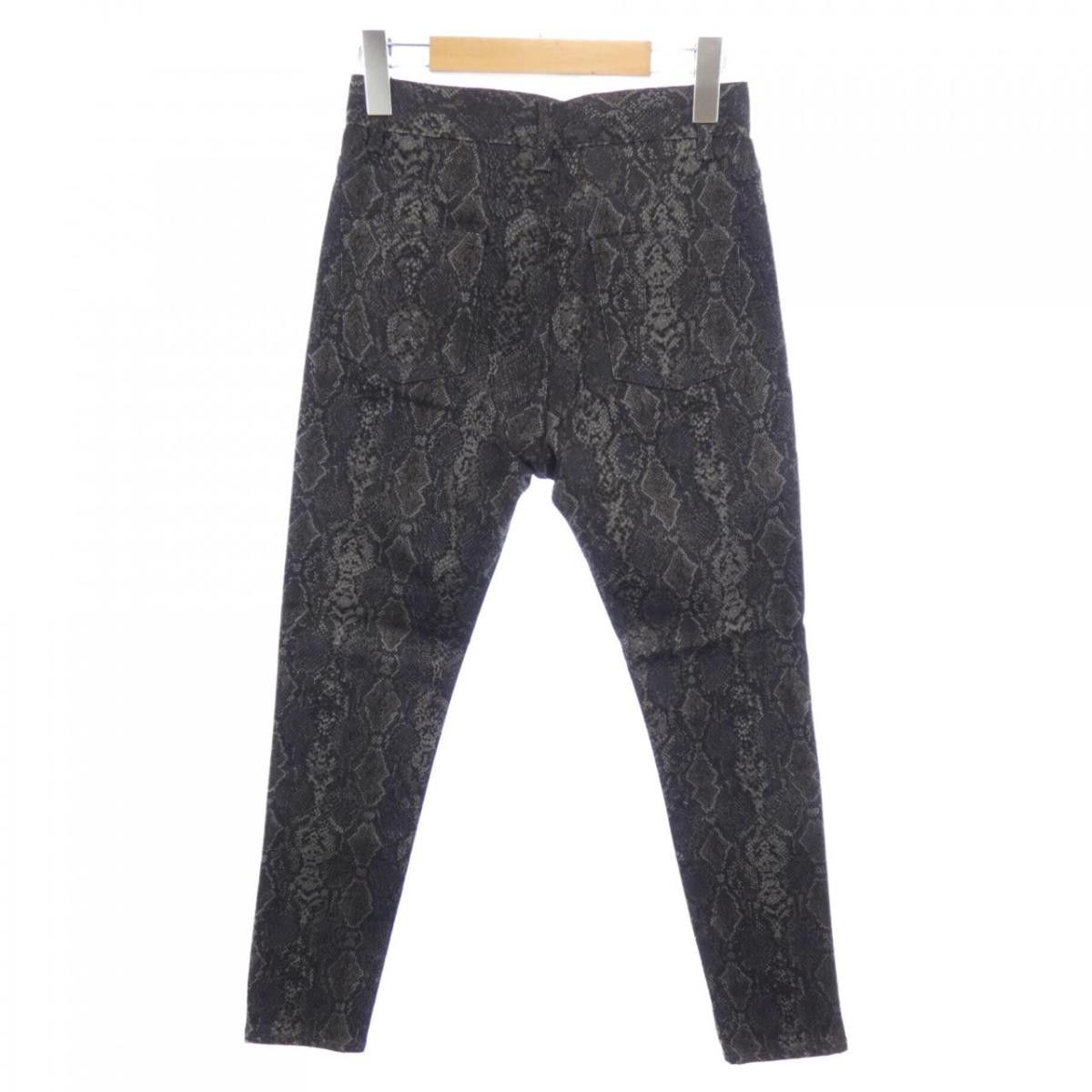 Needles Cropped Pants Overall Pattern Zip Fly Gray Size US 26 / EU 42 - 2 Thumbnail
