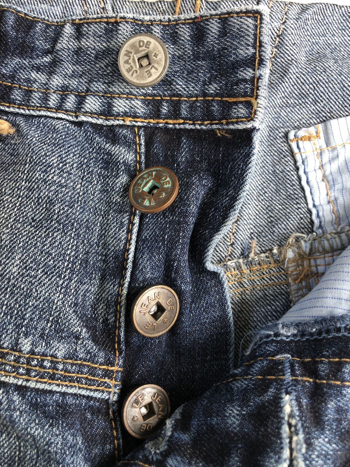 Marithe + Francois Girbaud Marithe Francois Girbaud Distressed Jeans Size US 30 / EU 46 - 19 Thumbnail
