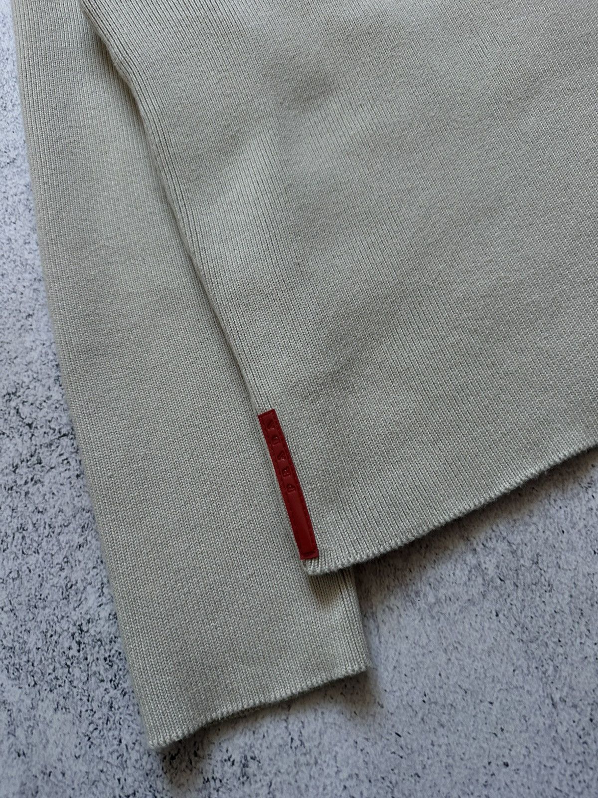 Prada Archive F/W 99 Prada Sport 1/4 Double Zip Red Tab Sweater Size US M / EU 48-50 / 2 - 4 Thumbnail