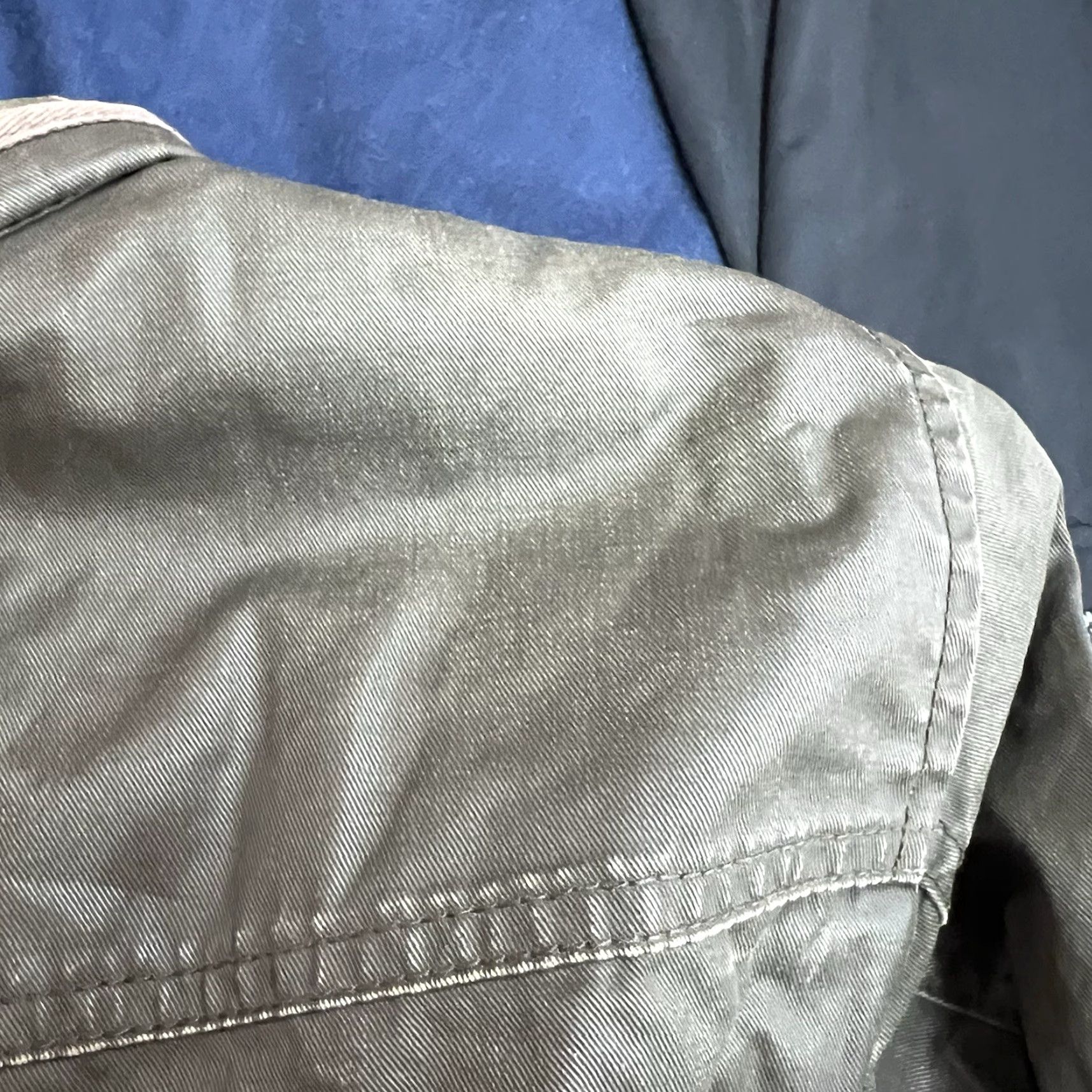 J.Crew VINTAGE J.CREW Military Jacket Waxed Cotton Brown Size M Women's Outdoor Casual Fall Spring Summer Winter Size M / US 6-8 / IT 42-44 - 5 Thumbnail