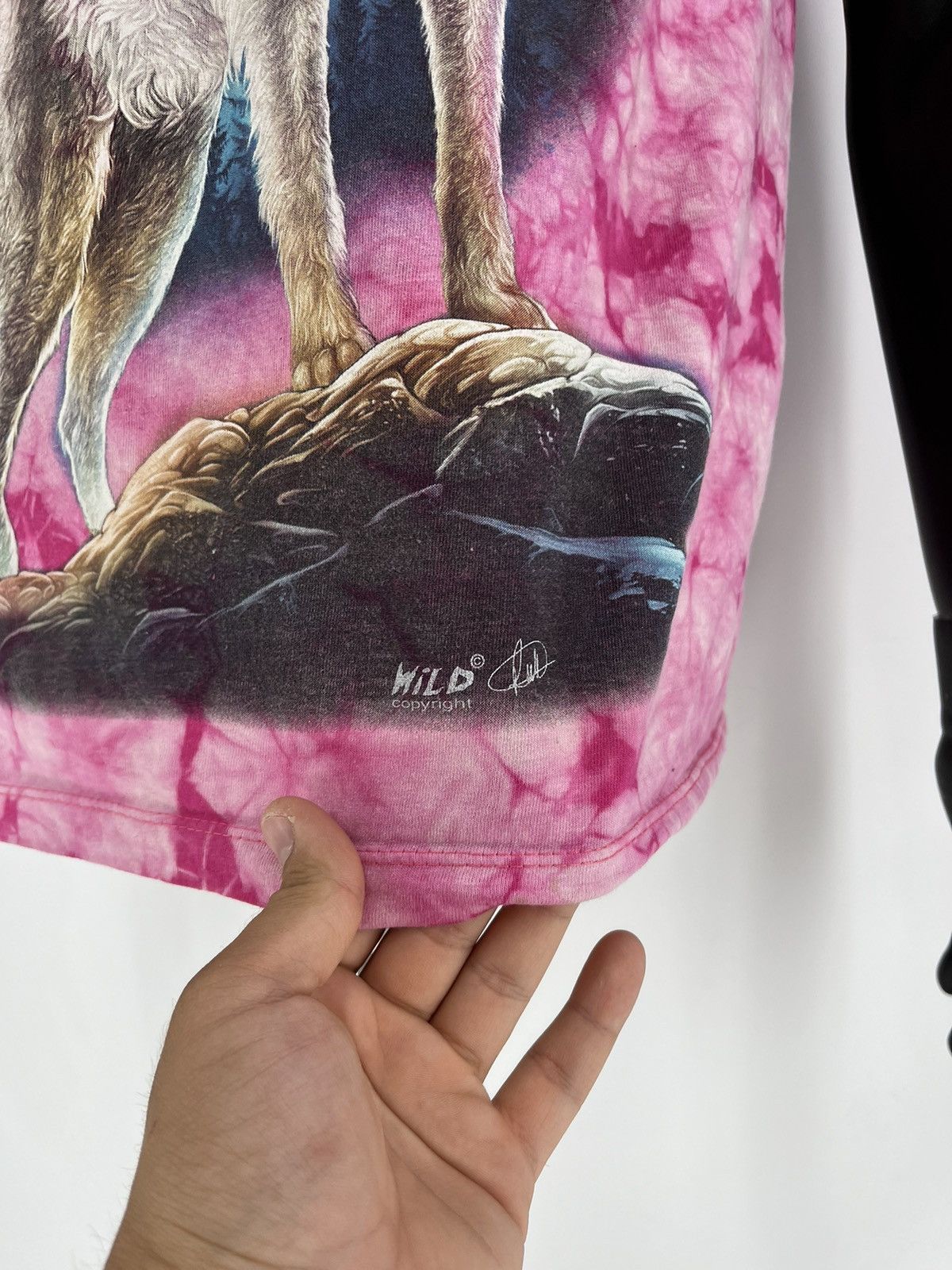 Vintage Vintage 90s Wolf Face Boxy Fit Tee WILD Dead Horror Print Size US M / EU 48-50 / 2 - 9 Thumbnail