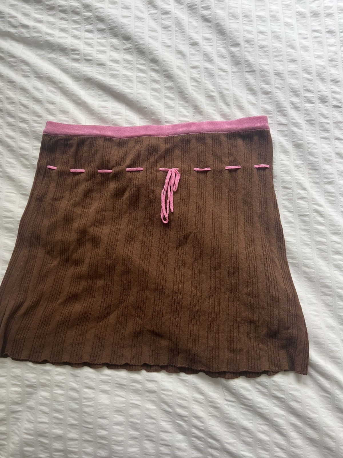 Gimaguas Gimaguas Brown Macondo Mini Skirt Size 27" / US 4 / IT 40 - 1 Thumbnail