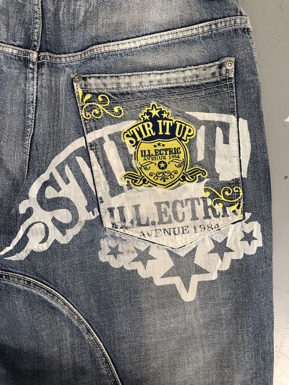 Vintage Vintage stir it up denim Size US 37 - 11 Thumbnail