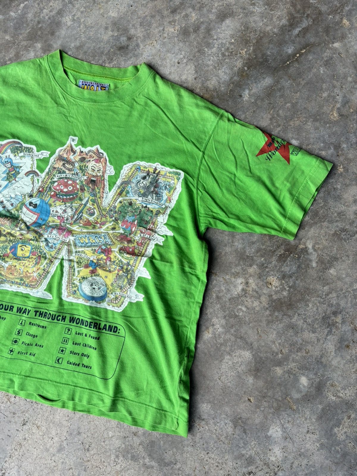 Walter Van Beirendonck Walter Van Beirendonck W & Lt Map Of Wonderland Tshirt Size US M / EU 48-50 / 2 - 5 Thumbnail