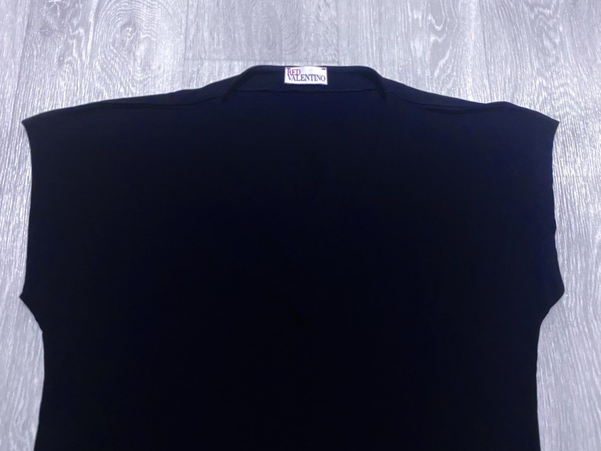 RED Valentino Women’s Avant Garde RED Valentino Black Baggy Sleeveless Top Size ONE SIZE - 9 Thumbnail