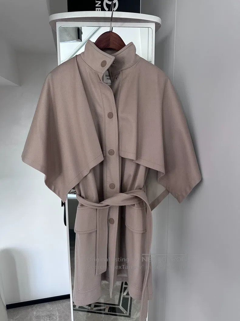 Hermes Hermes Cashmere Cloak Trench Size XS / US 0-2 / IT 36-38 - 1 Thumbnail