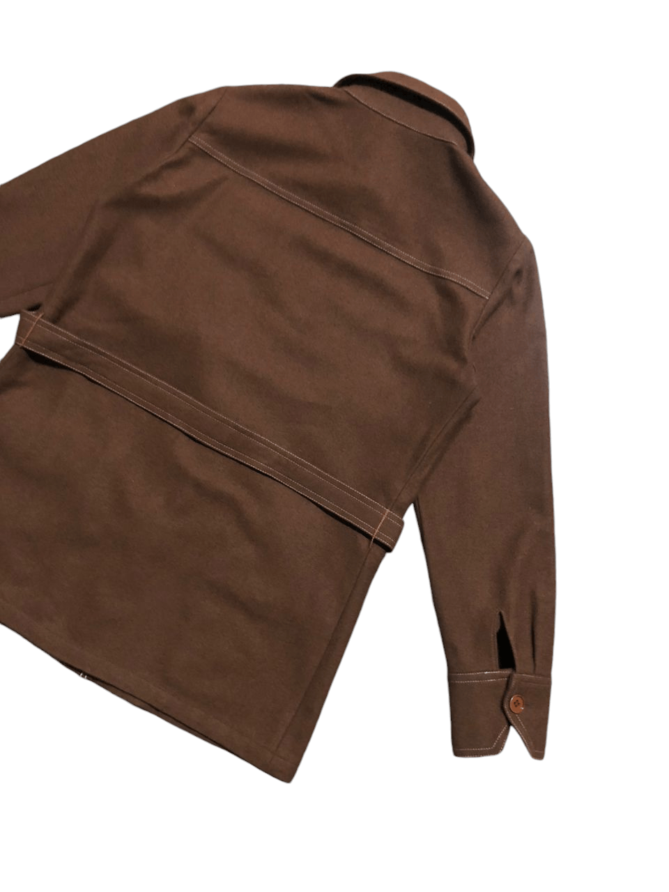 Japanese Brand × Vintage Vintage 70s Aspen Wool blend Belted Jacket brown Size M / US 6-8 / IT 42-44 - 7 Thumbnail