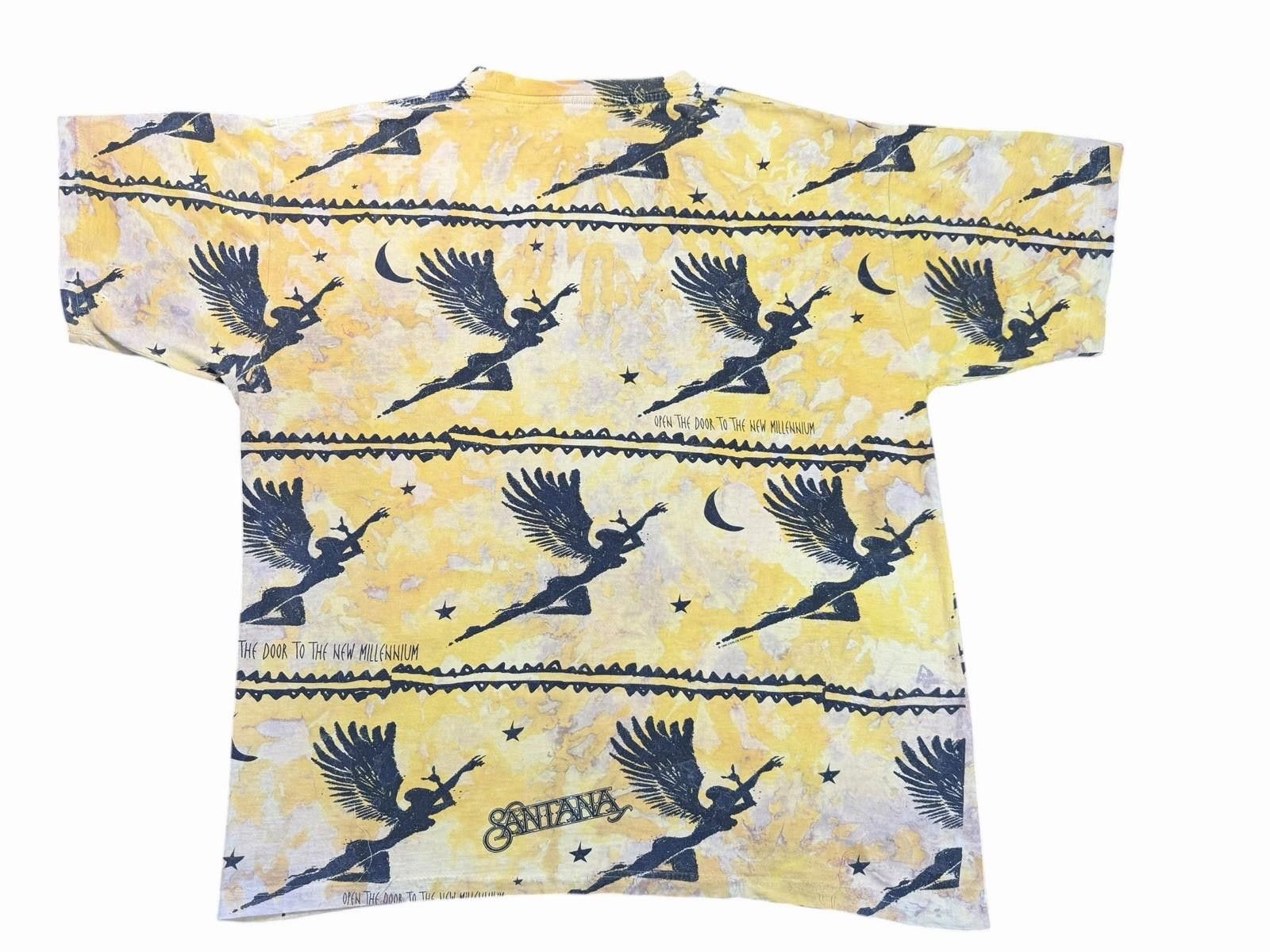 Vintage 95 Santana Open The Door To The New Millennium AOP Shirt XL Size US XL / EU 56 / 4 - 5 Thumbnail