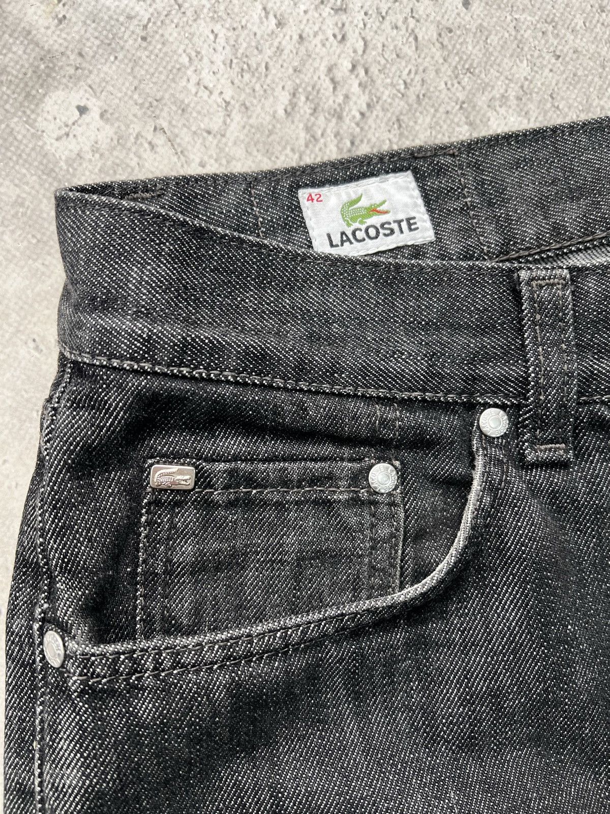 Japanese Brand × Lacoste VINTAGE JAPANESE LACOSTE BAGGY REGULAR GRAY PANTS Size US 34 / EU 50 - 6 Thumbnail