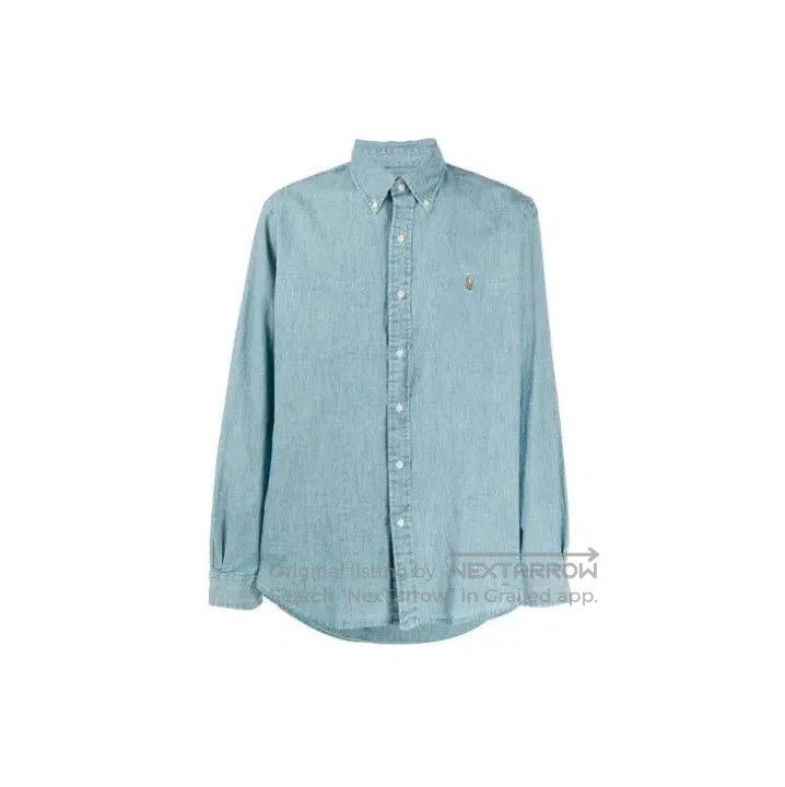 Polo Ralph Lauren Polo Ralph Lauren FW21 Logo Embroidered Solid Shirt. Size US M / EU 48-50 / 2 - 1 Thumbnail