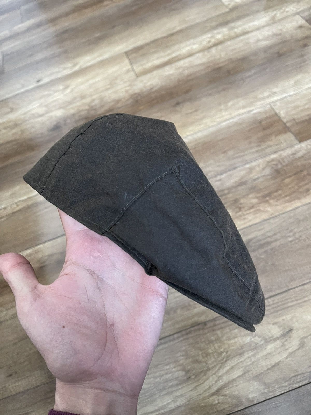 Barbour Barbour Vintage Waxed Wax Flat Cap Hat Size ONE SIZE - 3 Thumbnail