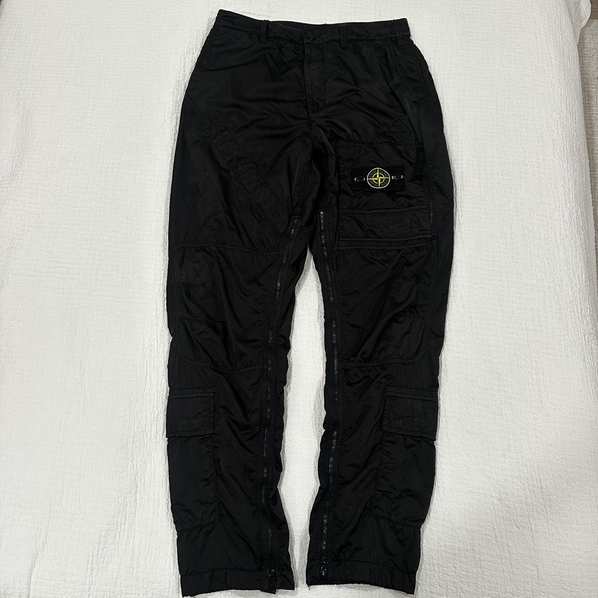Stone Island Stone Island Satin Look Nylon Cargos Size US 32 / EU 48 - 1 Thumbnail