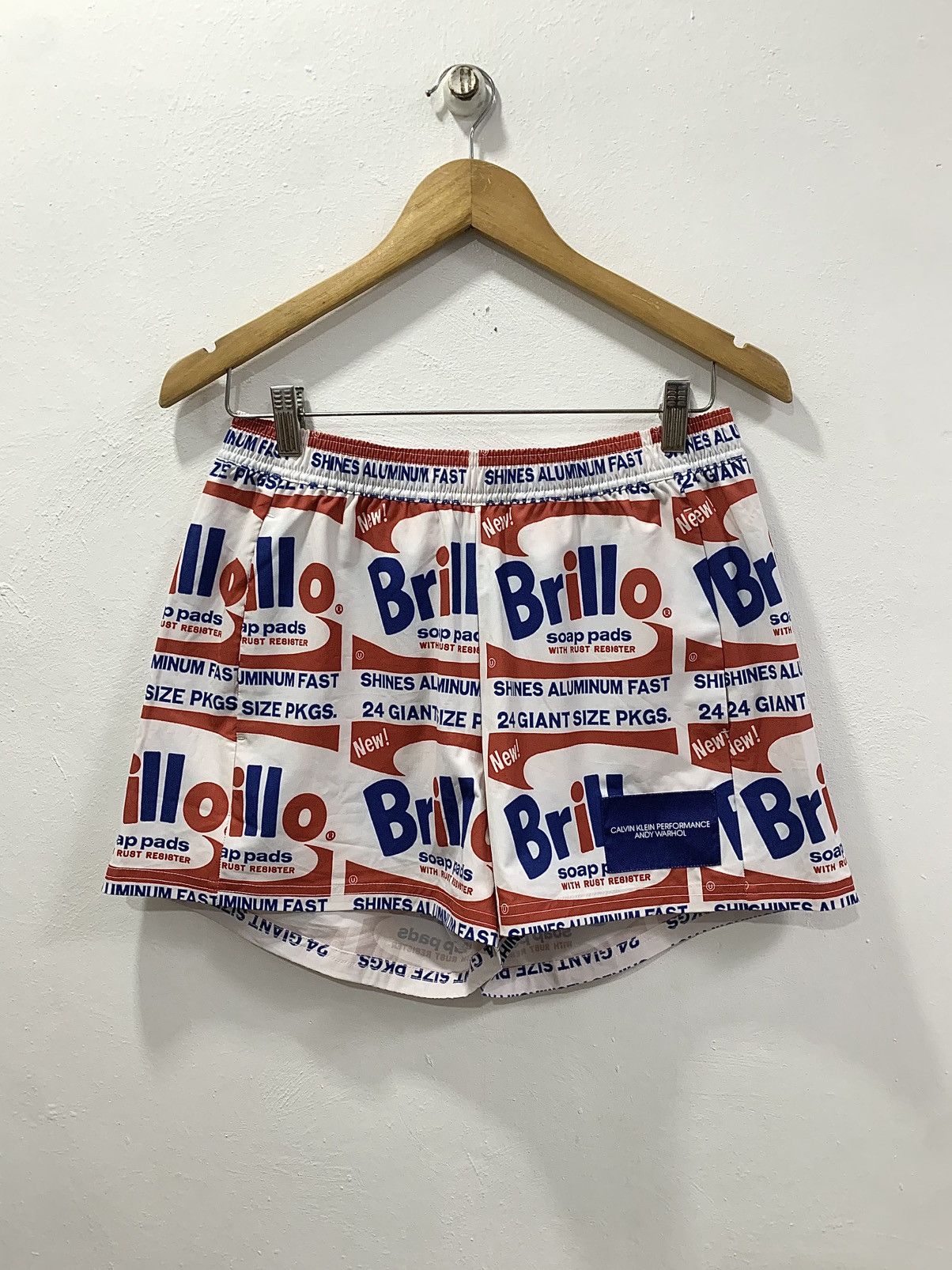 Calvin Klein CALVIN KLEIN x ANDY WARHOL “BRILLO” PERFORMANCE SHORTS Size US 27 - 1 Thumbnail