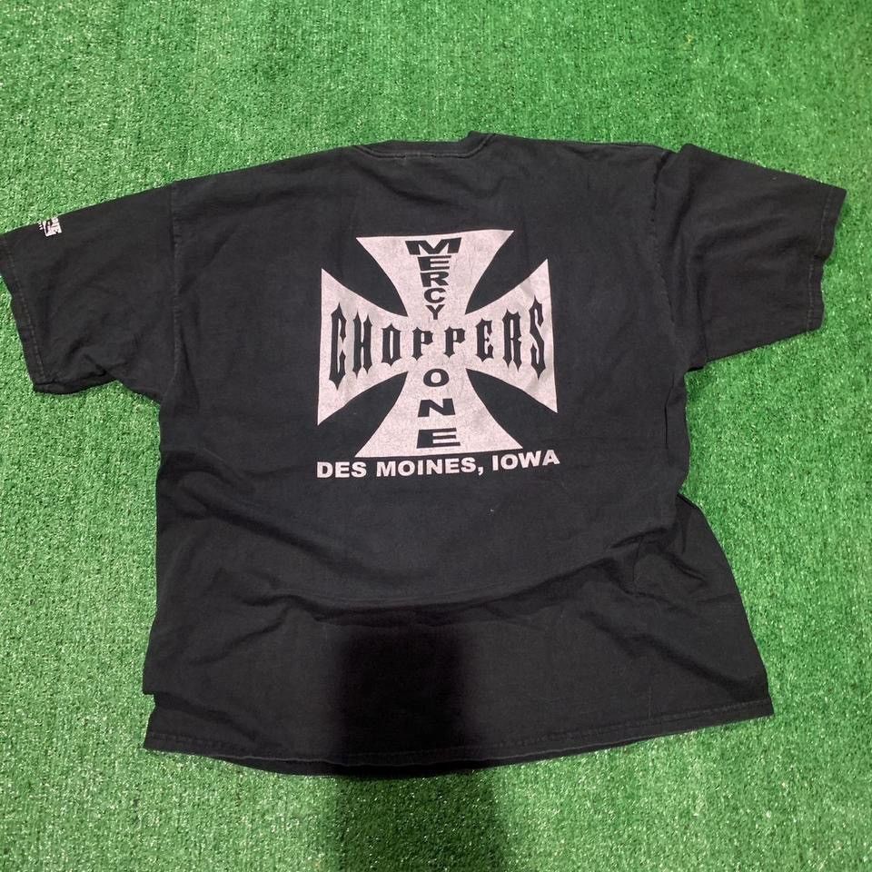 Vintage × West Coast Choppers CHOPPERS MERCY 90’s VTG T SHIRT Size US XL / EU 56 / 4 - 1 Thumbnail