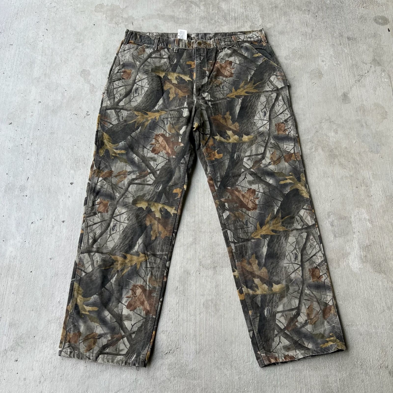Carhartt × Vintage Carhartt realtree camo work wear carpenter pants Size US 43 - 2 Thumbnail