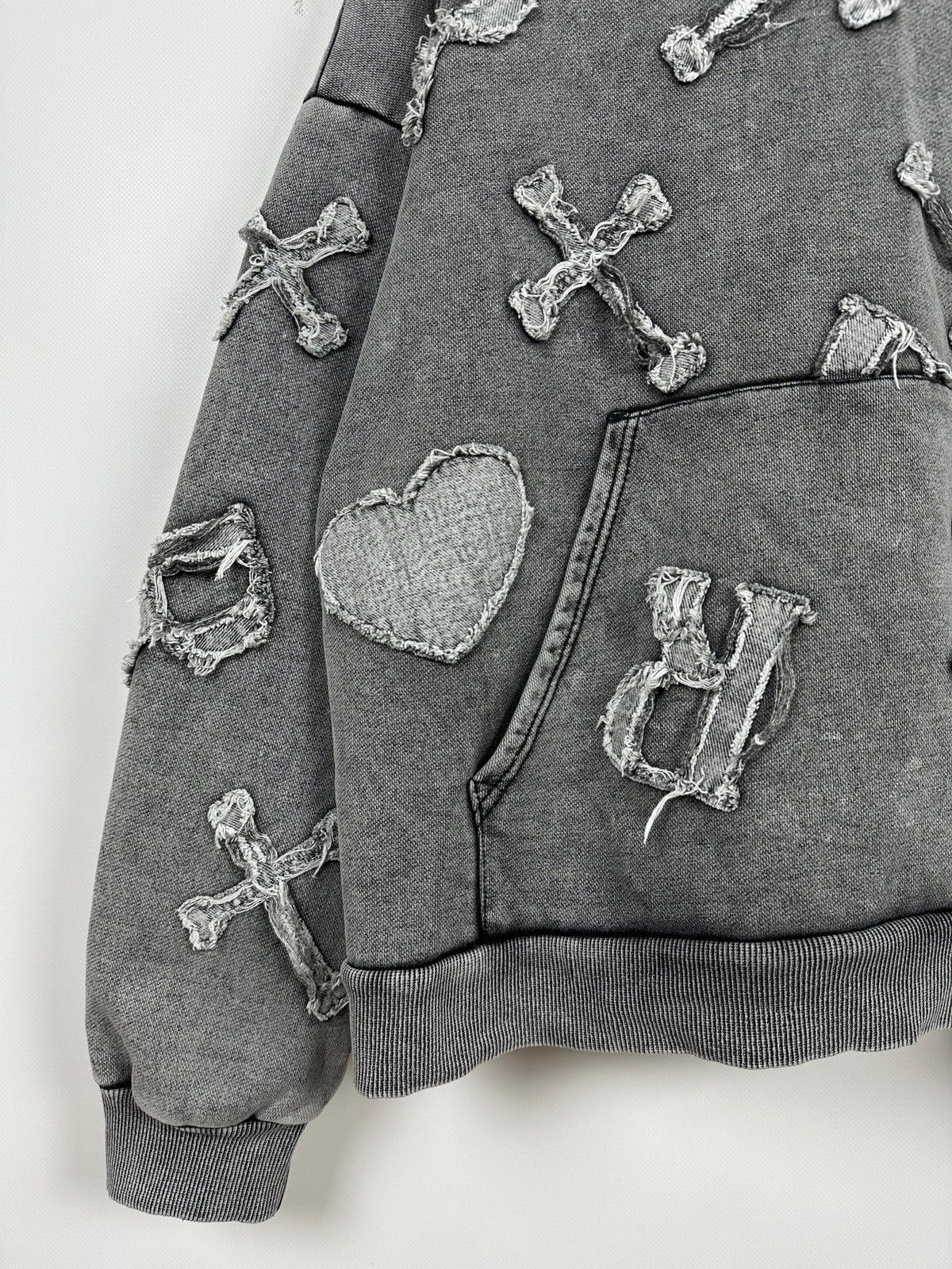 Racer Worldwide Racer Worldwide Washed Patch Cross Oversized Hoodie Size US M / EU 48-50 / 2 - 8 Thumbnail