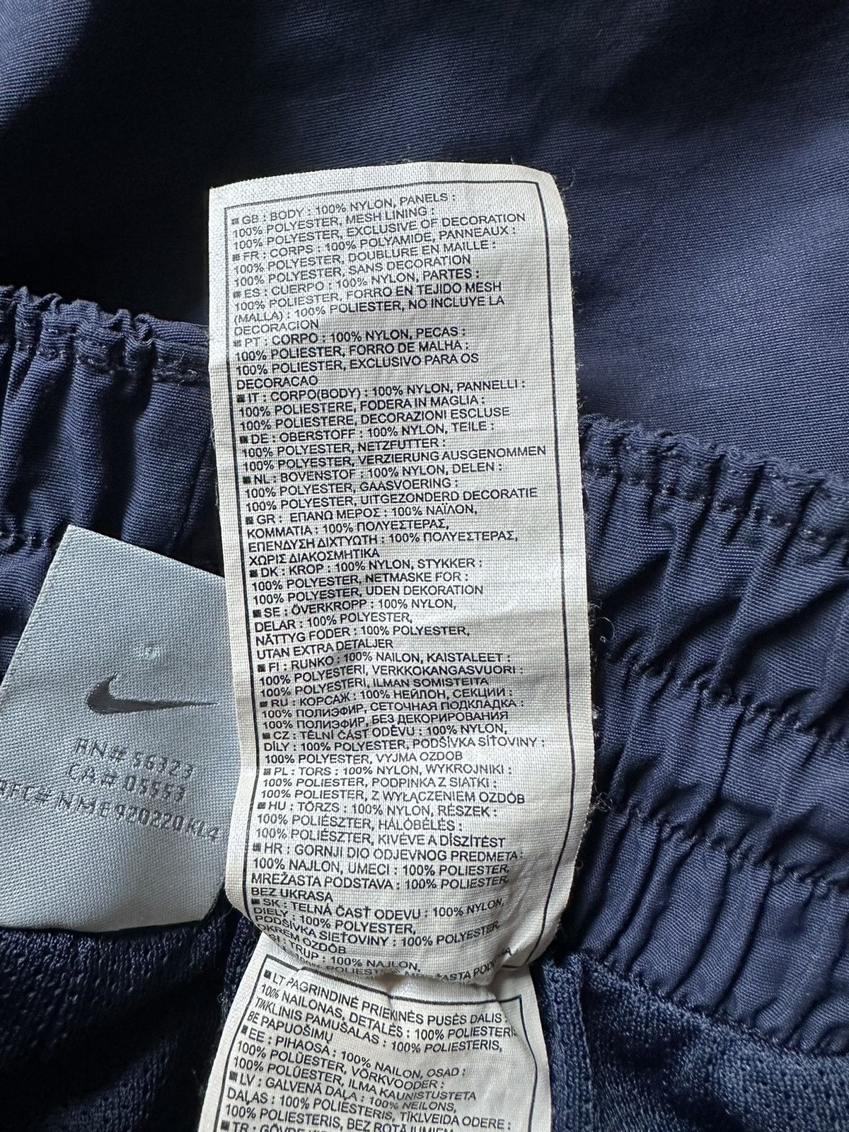 Nike × Vintage Vintage nylon shorts Nike air basketball dri fit #45 (size S Size US 30 / EU 46 - 11 Thumbnail