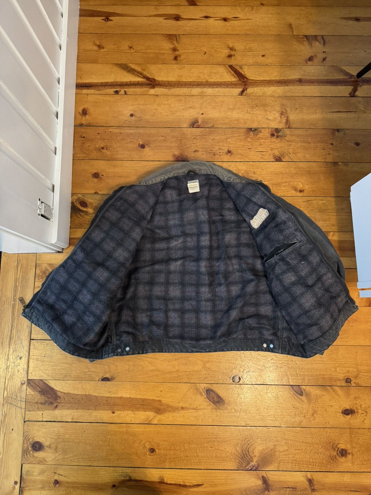 Carhartt Vintage 2000 Carhartt J97PTL Grey Detroit Jacket. Tagged 2XL Size US XXL / EU 58 / 5 - 7 Thumbnail